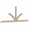 Ekena Millwork Richland Smooth Timber Gable Bracket, Douglas Fir, 96"W x 36"H x 1 1/2"D x 3 1/2"F, 9/12 Pitch GBW096X36X0204RIC00SDF - alternate 5